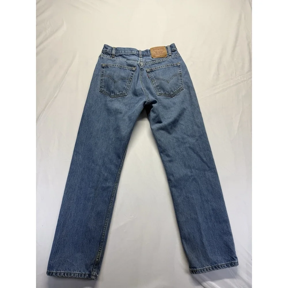 Levi's 505 Jeans Mens 32x30 Regular‎ Fit Blue medium Wash Denim